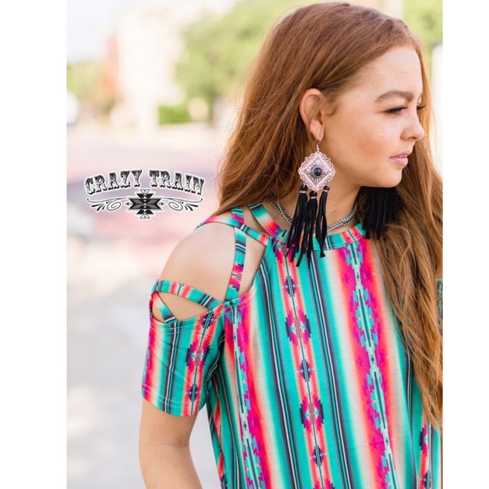 Crazy Train Criss Cross Top
